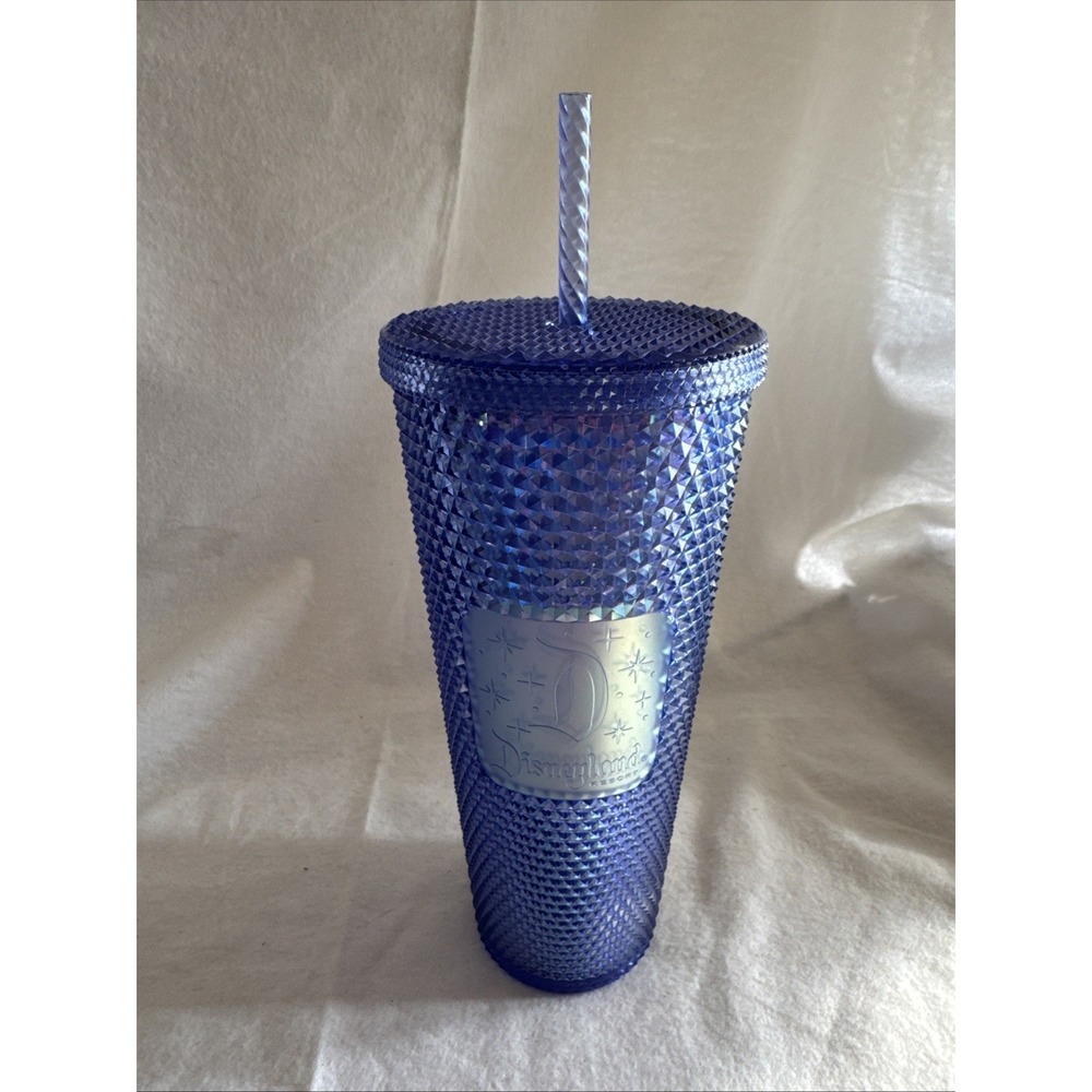 NWT Disneyland Starbucks Studded Venti Tumbler Limited Blue Purple‎ Iridescent